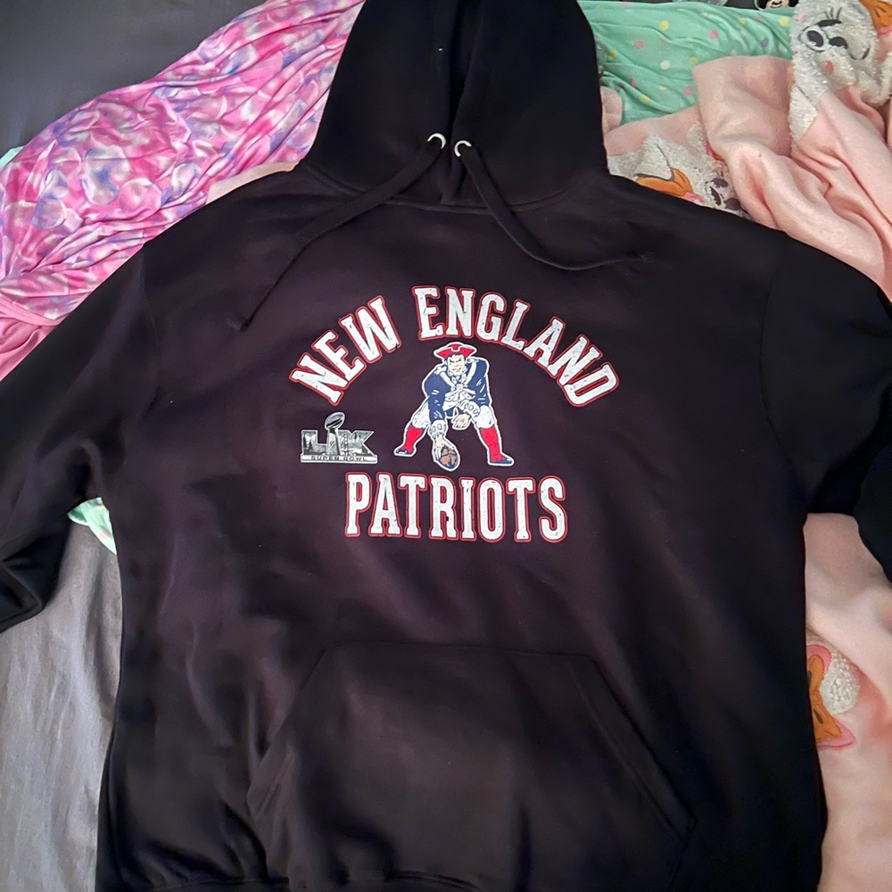 New England Patriots Black Hoodie